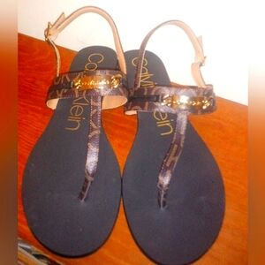 Calvin Klein Ladies Sandals Size 8 1/2